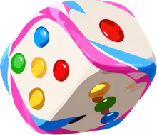 Candy dice skin