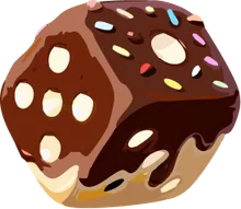 Chocolate dice skin