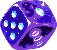 Galaxy dice skin