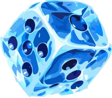 Glacier ice dice skin