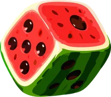 Watermelon dice skin