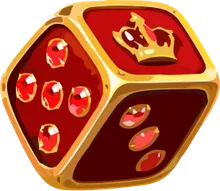 Royal crown dice skin