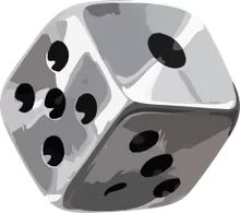 Silver dice skin