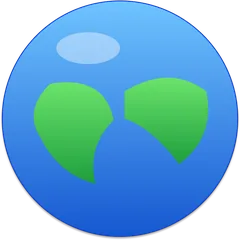 Globe icon for online Ludo